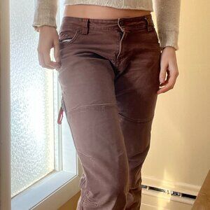 brown work pants